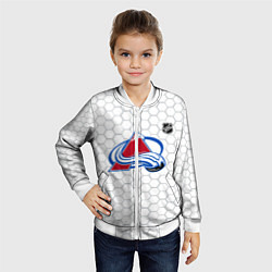 Бомбер детский Колорадо Эвеланш - белые соты, цвет: 3D-белый — фото 2