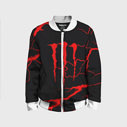 Детский бомбер Monster energy storm red