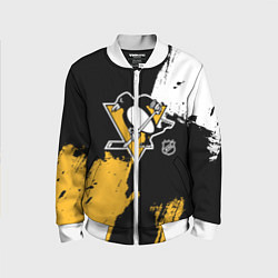 Детский бомбер Питтсбург Пингвинз - брызги