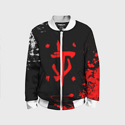 Детский бомбер Doom краски всплеск