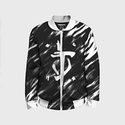 Детский бомбер Doom штрихи красок