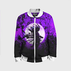 Детский бомбер Самурай при луне