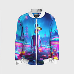 Детский бомбер Бендер на сказочной неоновой грибной планете - ней