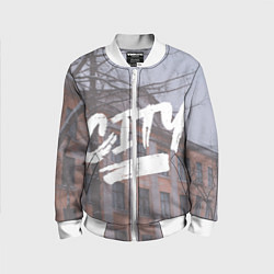 Бомбер детский City, Кемерово, цвет: 3D-белый