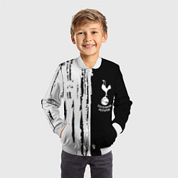 Бомбер детский Tottenham Hotspur белые краски, цвет: 3D-белый — фото 2