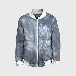 Бомбер детский Абстракция - gray-blue, цвет: 3D-белый