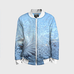 Детский бомбер Кристально-чистый морозный узор