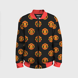 Детский бомбер Manchester United Pattern