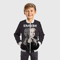 Бомбер детский Eminem: You, цвет: 3D-белый — фото 2