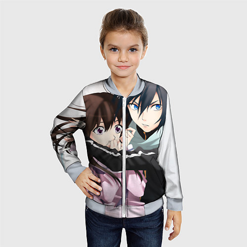 Детский бомбер Бездомный бог / 3D-Серый – фото 4