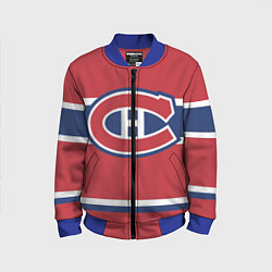 Бомбер детский Montreal Canadiens, цвет: 3D-синий