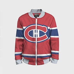 Бомбер детский Montreal Canadiens, цвет: 3D-серый