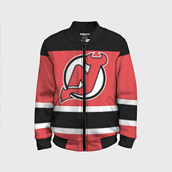 Бомбер детский New Jersey Devils, цвет: 3D-черный