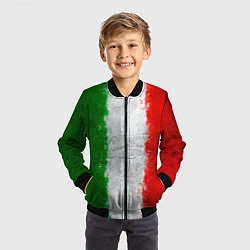 Бомбер детский Italian, цвет: 3D-черный — фото 2