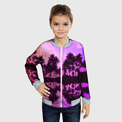 Бомбер детский Hawaii dream, цвет: 3D-серый — фото 2