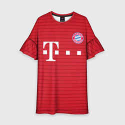 Платье клеш для девочки Bayern FC: T-mobile, цвет: 3D-принт