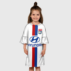 Платье клеш для девочки Lion FC: Hyundai, цвет: 3D-принт — фото 2