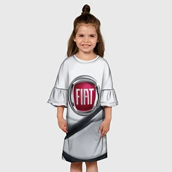 Платье клеш для девочки FIAT, цвет: 3D-принт — фото 2