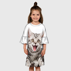Платье клеш для девочки Милашка, цвет: 3D-принт — фото 2