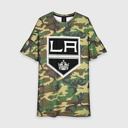 Платье клеш для девочки Kings Camouflage, цвет: 3D-принт