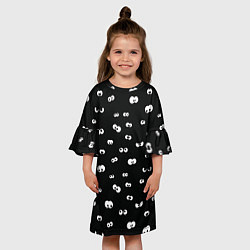 Платье клеш для девочки Хэллуин 4, цвет: 3D-принт — фото 2