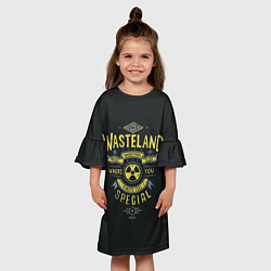 Платье клеш для девочки Come to Wasteland, цвет: 3D-принт — фото 2