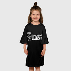 Платье клеш для девочки Watch Dogs 2, цвет: 3D-принт — фото 2