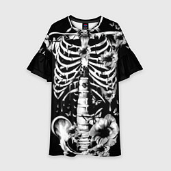 Детское платье Floral Skeleton