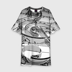 Детское платье Скрипичный ключ