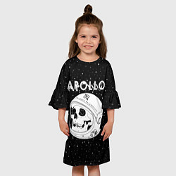 Платье клеш для девочки Apollo, цвет: 3D-принт — фото 2