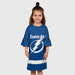 Платье клеш для девочки Tampa Bay: Johnson, цвет: 3D-принт — фото 2