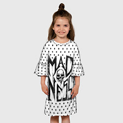 Платье клеш для девочки Madness, цвет: 3D-принт — фото 2