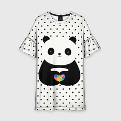 Детское платье Любовь панды