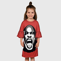 Платье клеш для девочки Sticky Fingaz, цвет: 3D-принт — фото 2