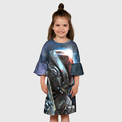 Платье клеш для девочки Mass Effect: Andromeda, цвет: 3D-принт — фото 2