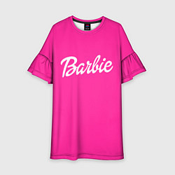 Платье клеш для девочки Барби, цвет: 3D-принт