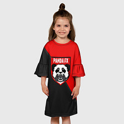 Платье клеш для девочки PandafxTM, цвет: 3D-принт — фото 2
