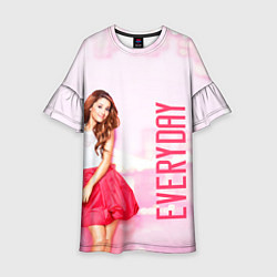 Платье клеш для девочки Ariana Grande: Everyday, цвет: 3D-принт