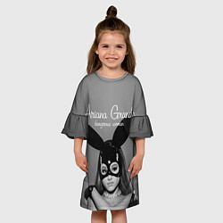 Платье клеш для девочки Ariana Grande: Rabbit, цвет: 3D-принт — фото 2