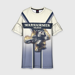 Платье клеш для девочки Warhammer 40000: Tau Empire, цвет: 3D-принт