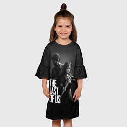 Платье клеш для девочки The Last of Us: Black Style, цвет: 3D-принт — фото 2