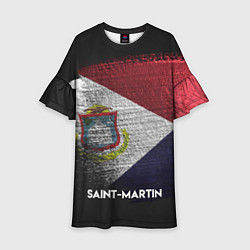 Платье клеш для девочки Saint Martin Style, цвет: 3D-принт
