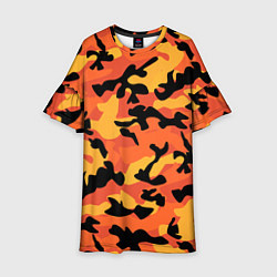 Детское платье Fashion Orange Camo