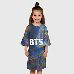 Платье клеш для девочки BTS: Spectre, цвет: 3D-принт — фото 2