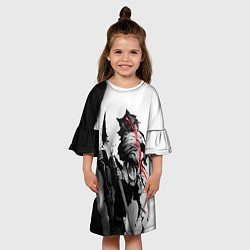 Платье клеш для девочки Убийца Гоблинов, цвет: 3D-принт — фото 2