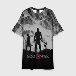 Платье клеш для девочки God of War: Grey Day, цвет: 3D-принт