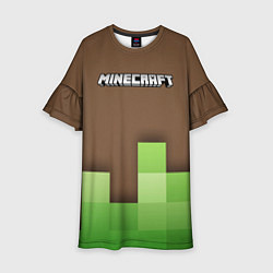 Детское платье Minecraft - Логотип