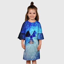 Платье клеш для девочки STALKER ZONE, цвет: 3D-принт — фото 2
