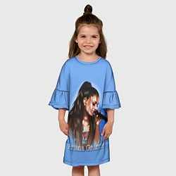 Платье клеш для девочки Ariana Grande Ариана Гранде, цвет: 3D-принт — фото 2