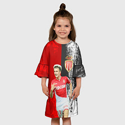 Платье клеш для девочки Головин, цвет: 3D-принт — фото 2